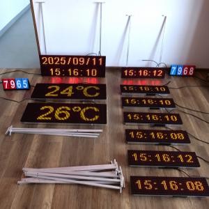 Zestaw wyświetlaczy przemysłowych LED - seria GR102,GR203